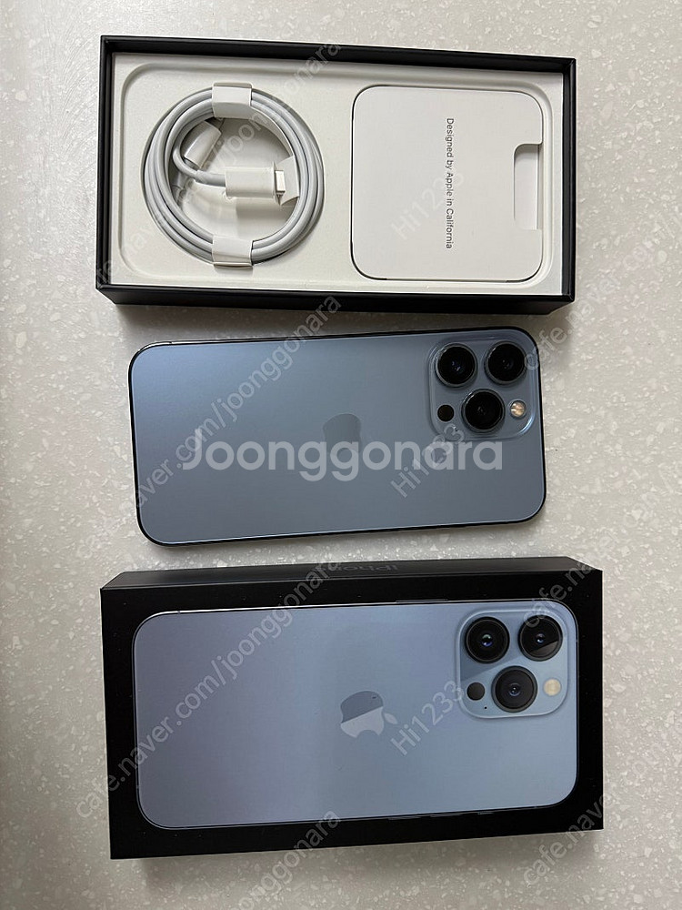 아이폰13pro 시에라블루 256 GB 풀박스--0