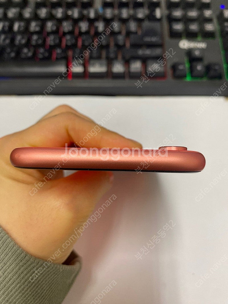 196886 아이폰XR 오렌지 SS급 128GB 무잔상...--3
