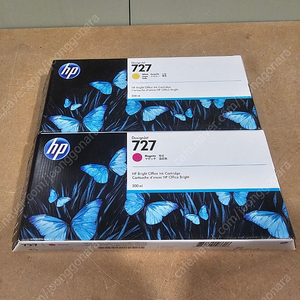 HP727 F9J77A F9J78A 정품잉크 팝니다.