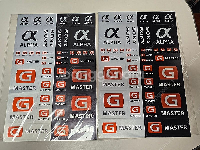 소니 스티커 (알파,G Master)--0