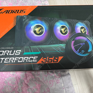 AORUS WATERFORCE 360 수냉쿨러 팝니다(신품급)