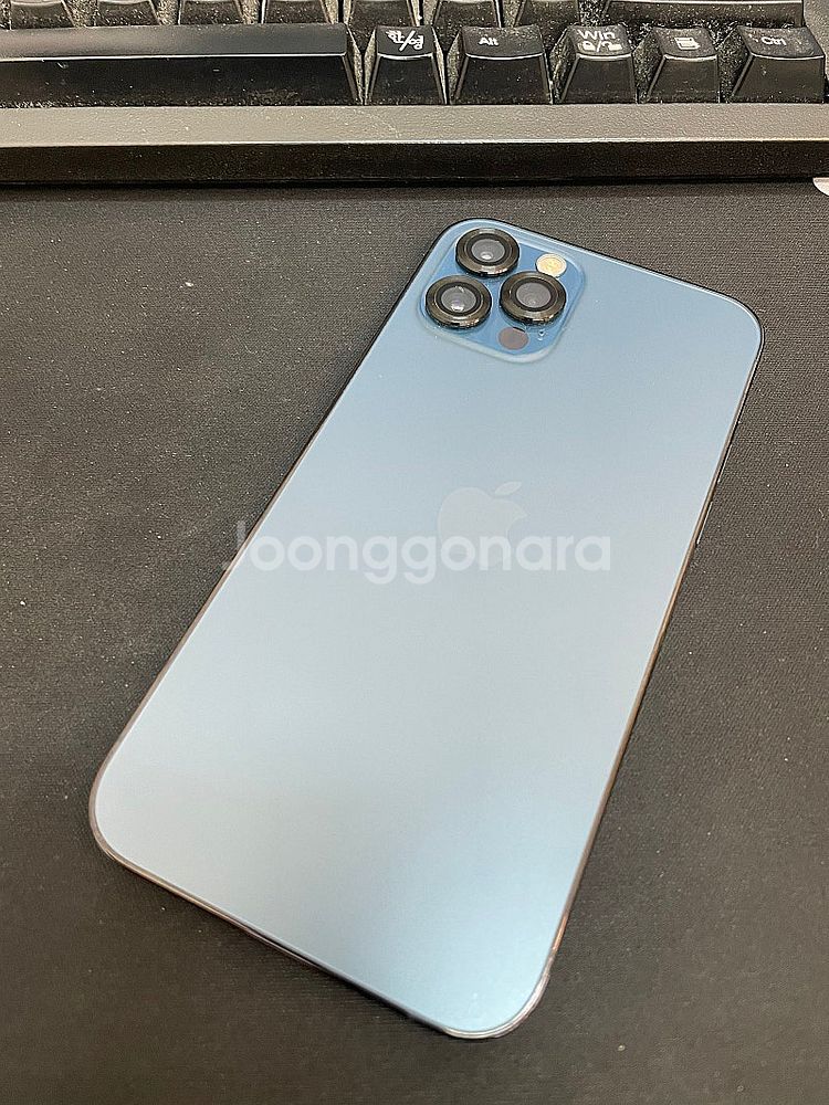 아이폰12프로 블루 256GB 배터리100% 상태좋은 ...--0