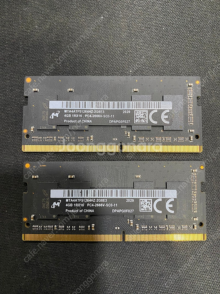노트북램 2666 ddr4 총 40기가--0