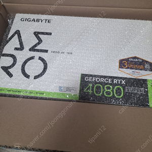 광주 기가바이트 Rtx4080s aero 판매합니다.