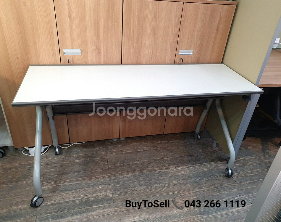 퍼시스 CRN314 2인용 강의테이블 접이식테이블 판매--7