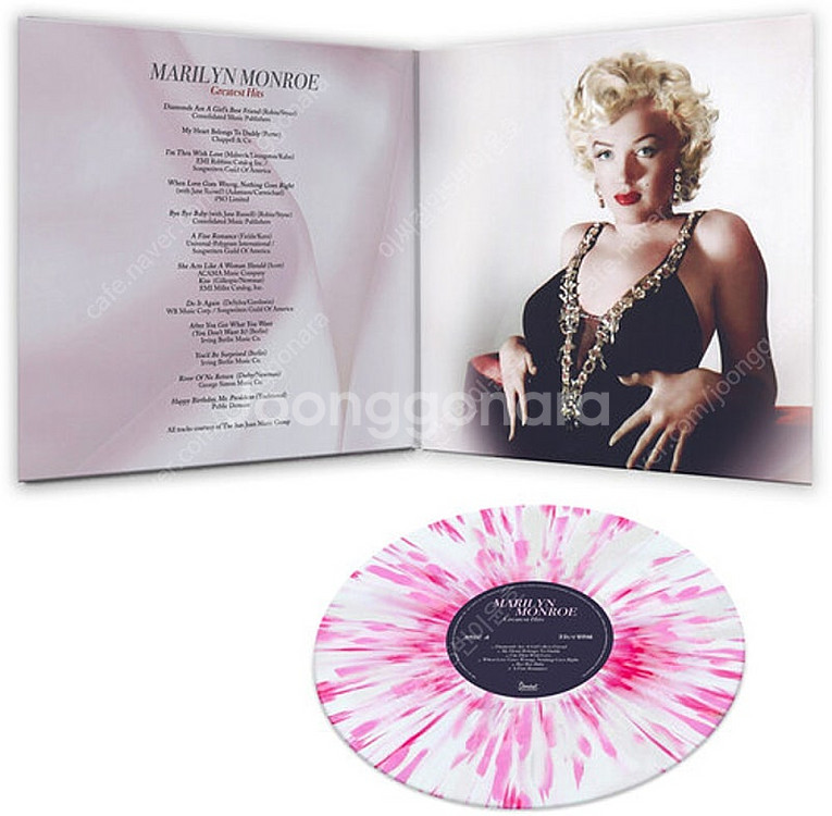(새상품)마릴린 먼로 LP Greatest Hits--4