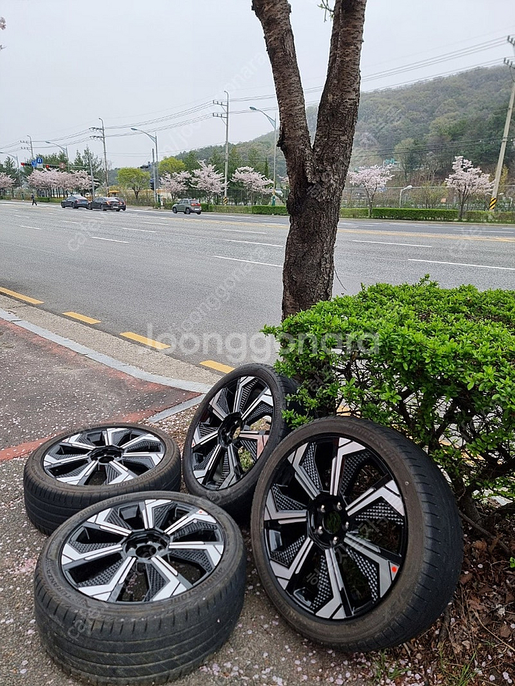 20인치 모비스 정품 휠 타이어 EV6 GT 투싼ix ...--4