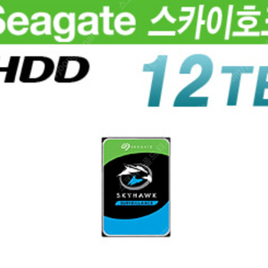 미개봉 씨게이트 스카이호크 12TB HDD, 12테라 하드디스크