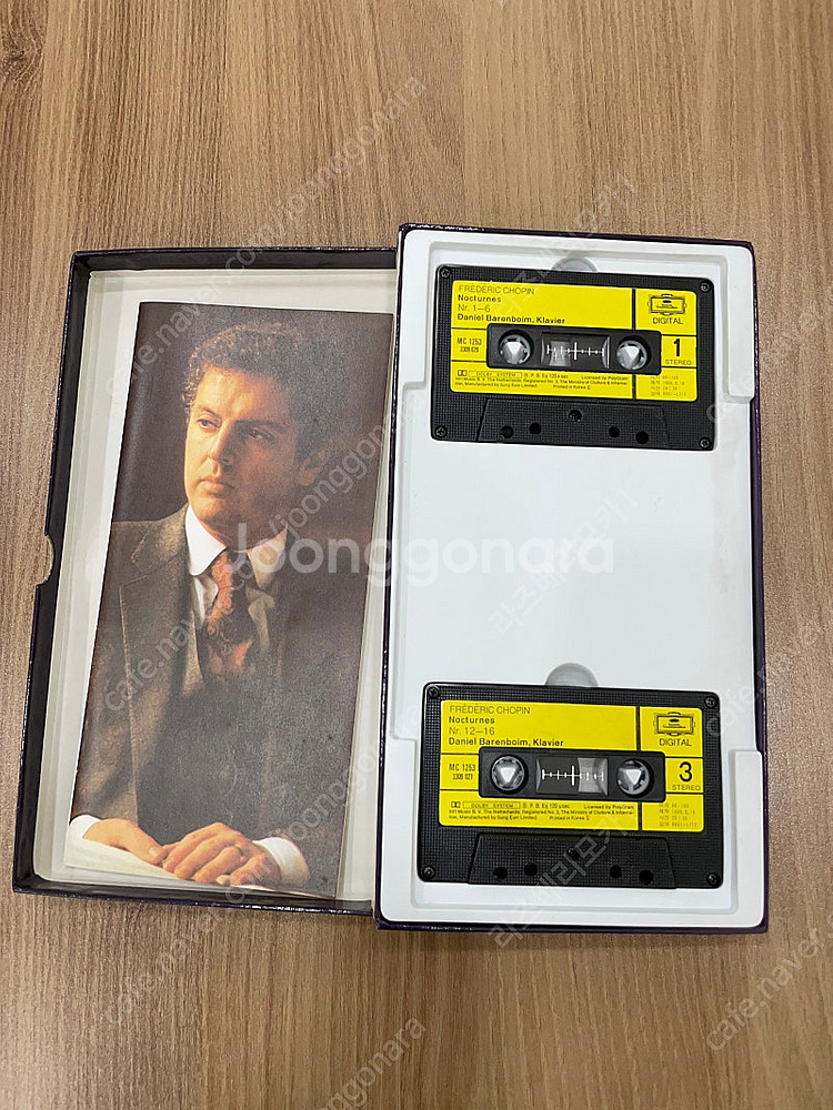 옛날 카세트테이프 쇼팽 녹턴 다니엘 바렌보임 2tape...--1