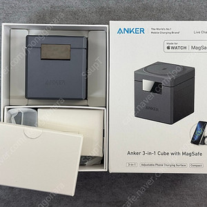 앤커 큐브 3in1 맥세이프 충전기