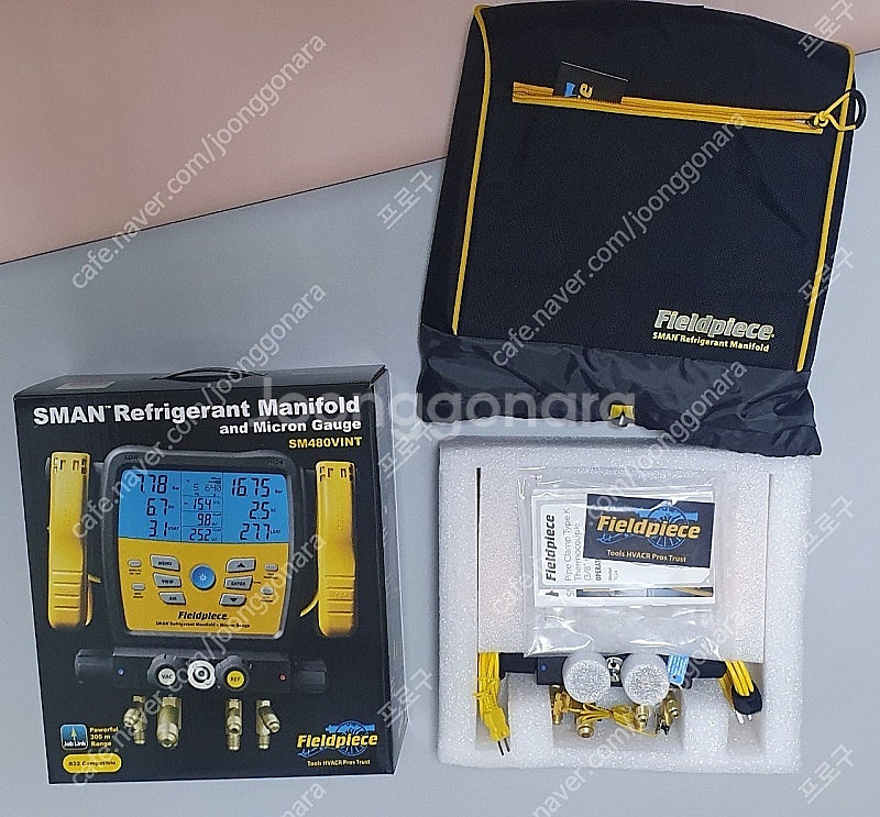 명품 필드피스 SM480V 냉매 디지털 메니폴드 게이지...--1