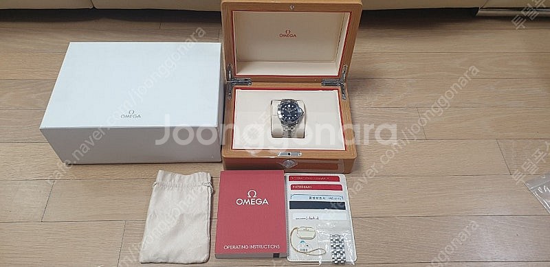 오메가 구형 씨마스터 300 청판 41미리 (민트급, 오버홀 완료)--2