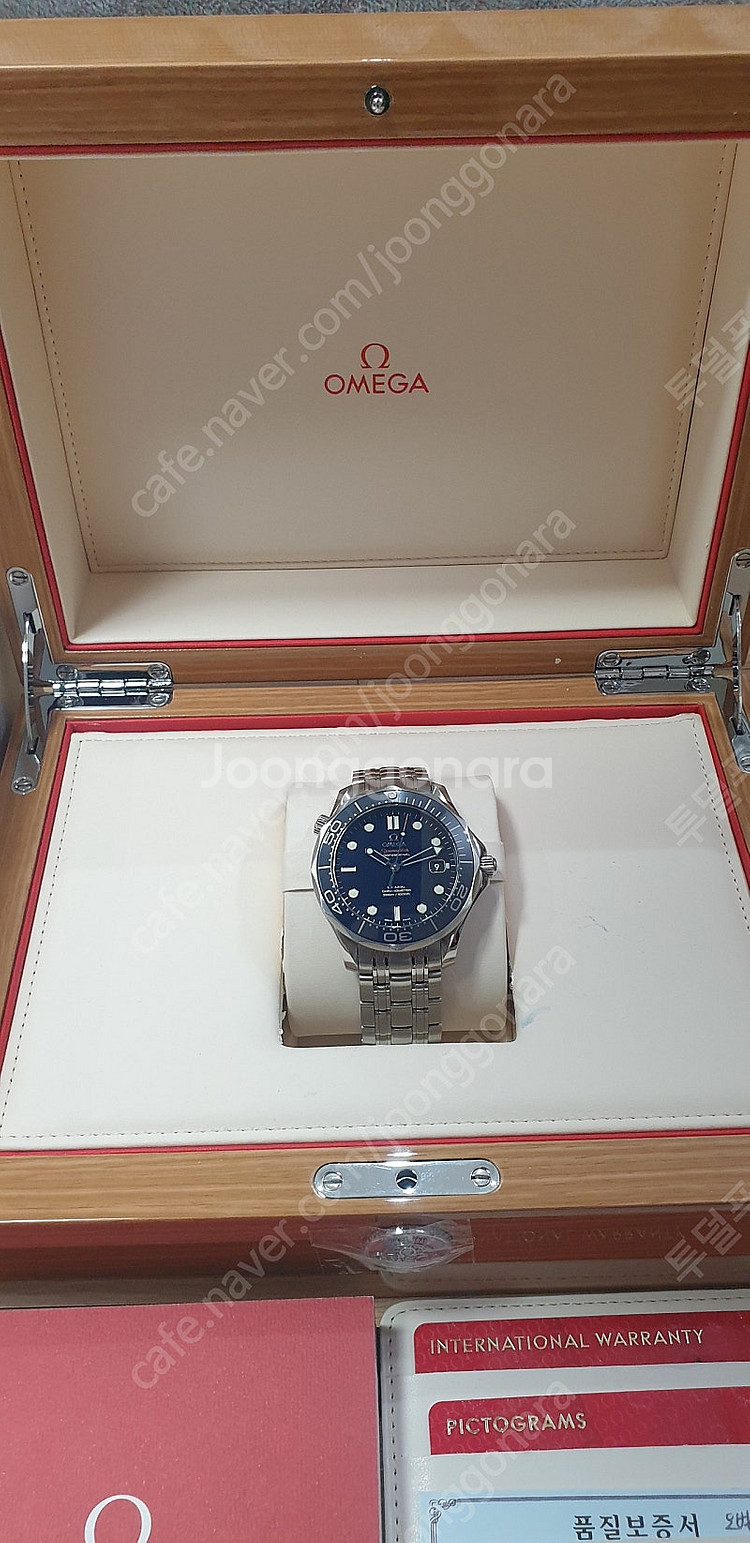 오메가 구형 씨마스터 300 청판 41미리 (민트급, 오버홀 완료)--0