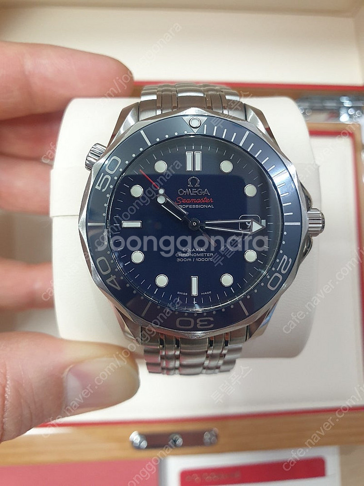 오메가 구형 씨마스터 300 청판 41미리 (민트급, 오버홀 완료)--4