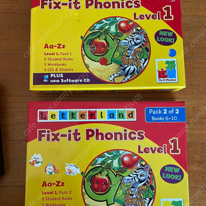 Phonics Letterland Level1 (student book 10권+CD 10장)