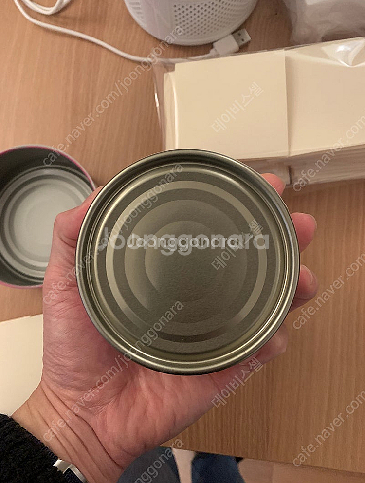 캔시머(캔메이커) 와 참치캔(황동색 공캔)--4