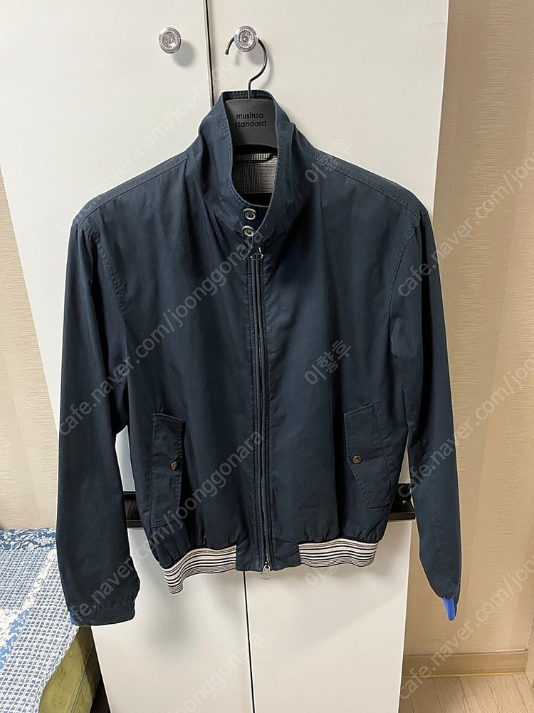 랑방 LANVIN 네이비 헤링턴 블루종 자켓 95~100사이즈 이미지