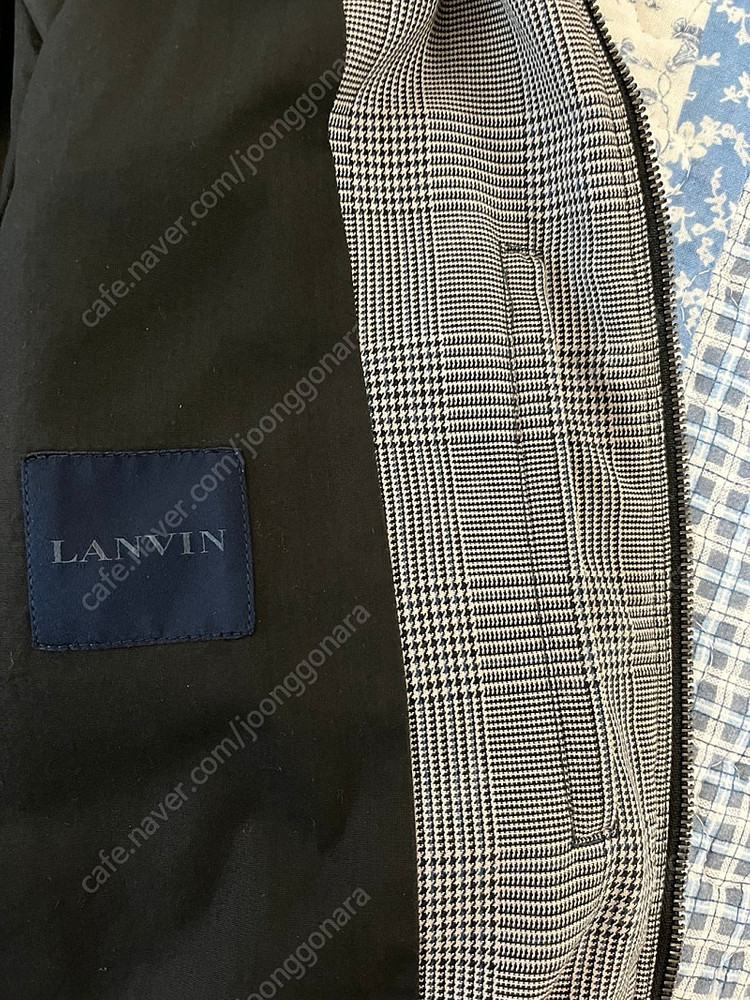 랑방 LANVIN 네이비 헤링턴 블루종 자켓 95~100사이즈 이미지