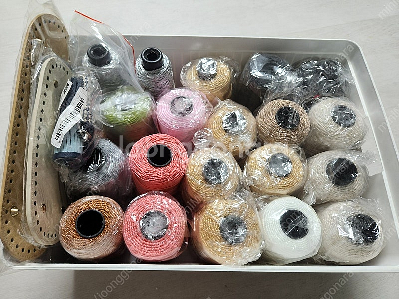 털실나라 모모얀 뜨개실 말린로즈2개 포함 같은재질두께 ...--0