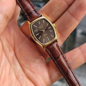 [정품] 롤렉스 여성용 셀리니 브라운 초코 18K 옐로우골드 금통 빈티지 (Rolex Cellini Brown Dial 18K Solid Gold Vintage)