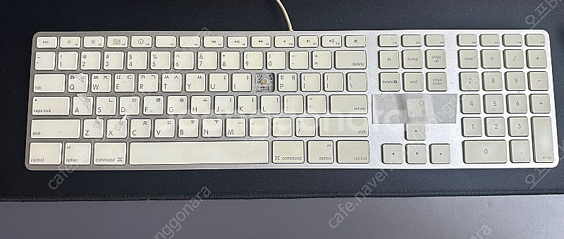 애플 유선 키보드 A1243 부품용 팝니다--0