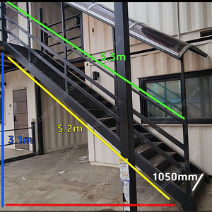 [인천 서구 오류동] 철재 계단 급매! 2층 컨테이너용