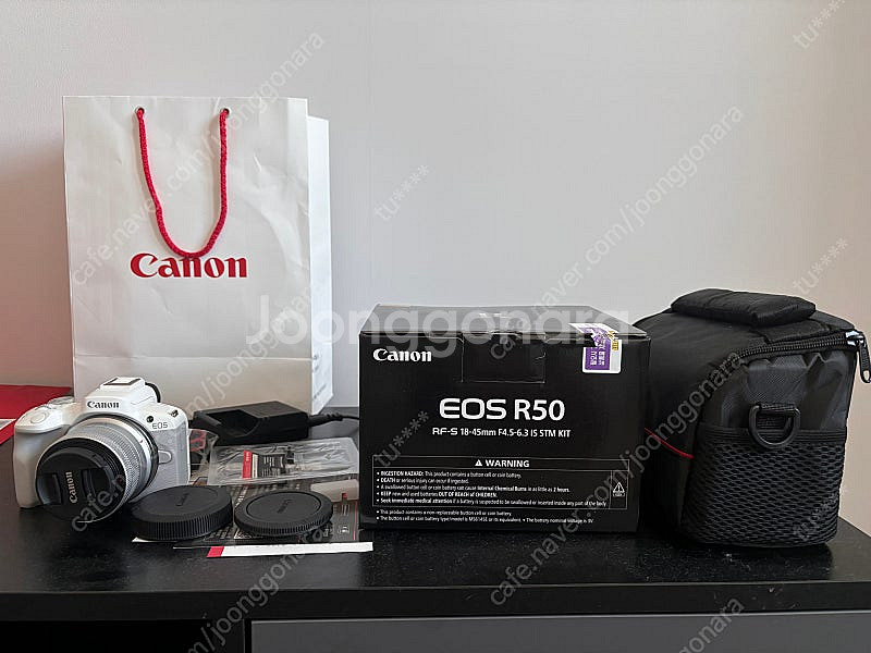 캐논 EOS R50 화이트 팝니다--0