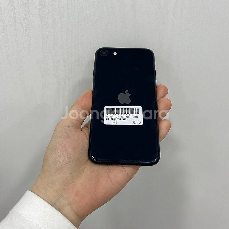 61311 아이폰SE3 블랙 128GB 부산 중고폰 팝...--2