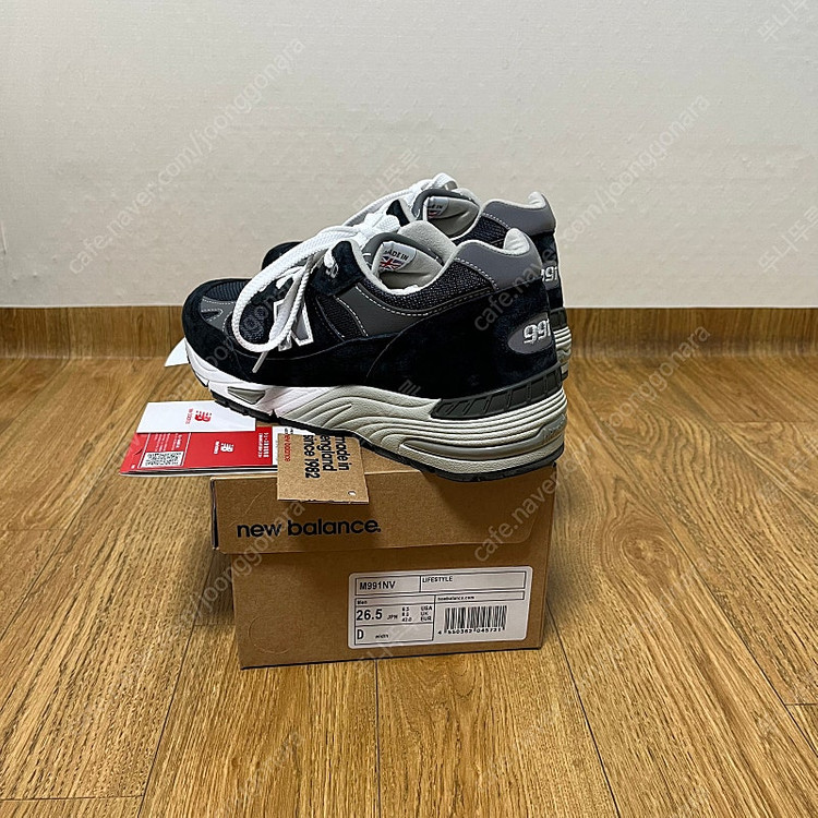 남여공용 뉴발란스 M991NV 265사이즈 뉴발 991 네이비 그레이 신발--3