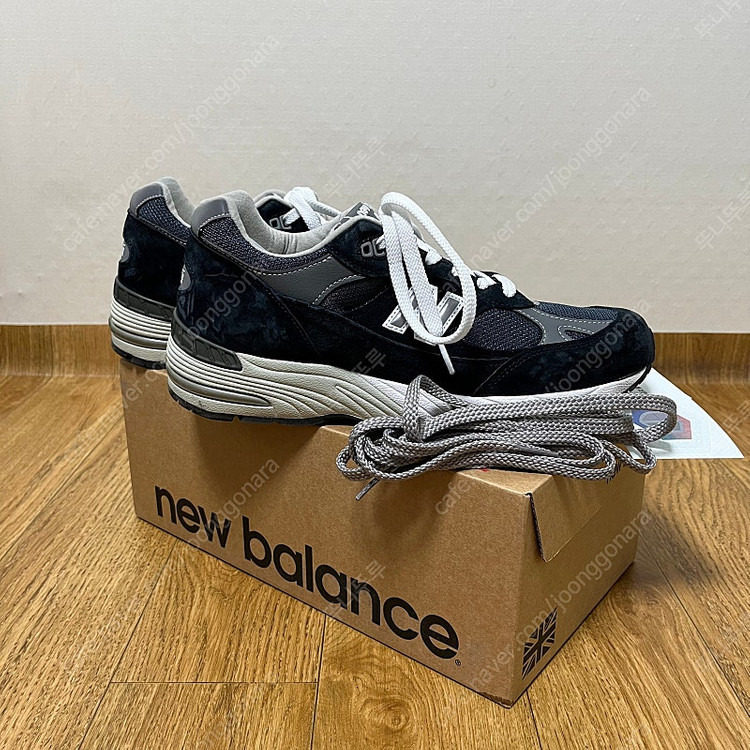 남여공용 뉴발란스 M991NV 265사이즈 뉴발 991 네이비 그레이 신발--5