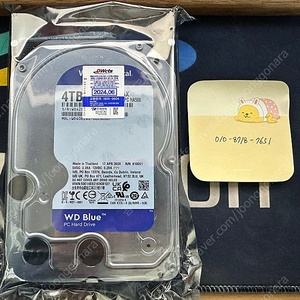 WD Blue 4TB 3.5인치 하드디스크 새제품 판매합니다.