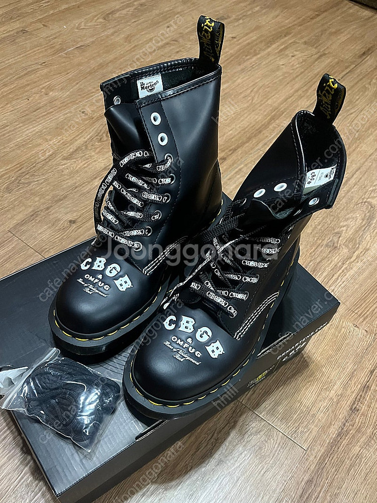 닥터마틴 1460 CBGB 블랙 밀드 스무스 (230사...--0