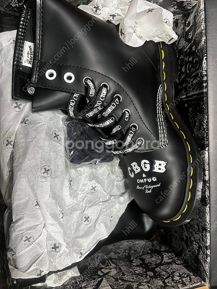 닥터마틴 1460 CBGB 블랙 밀드 스무스 (230사...--3
