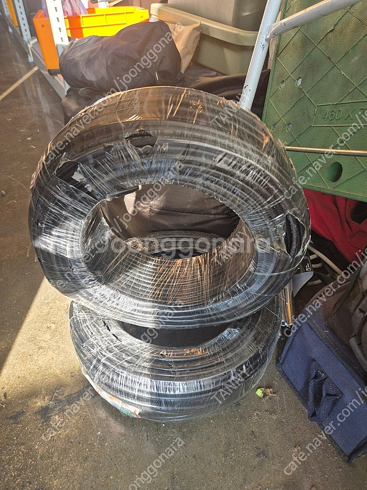 전선 450/750V 16SQ 100M 흑색 2개--0