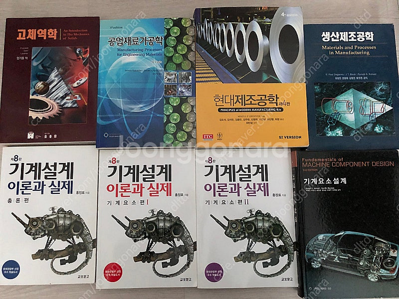 기계설계 / 기계요소설계 / 공업재료가공학 / 현대제조...--0