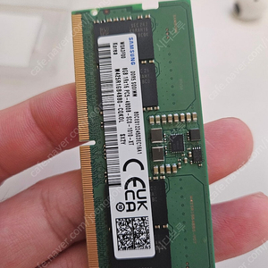 노트북 램 8Gb×2 삼성 ddr5 4800mhz 팔아요