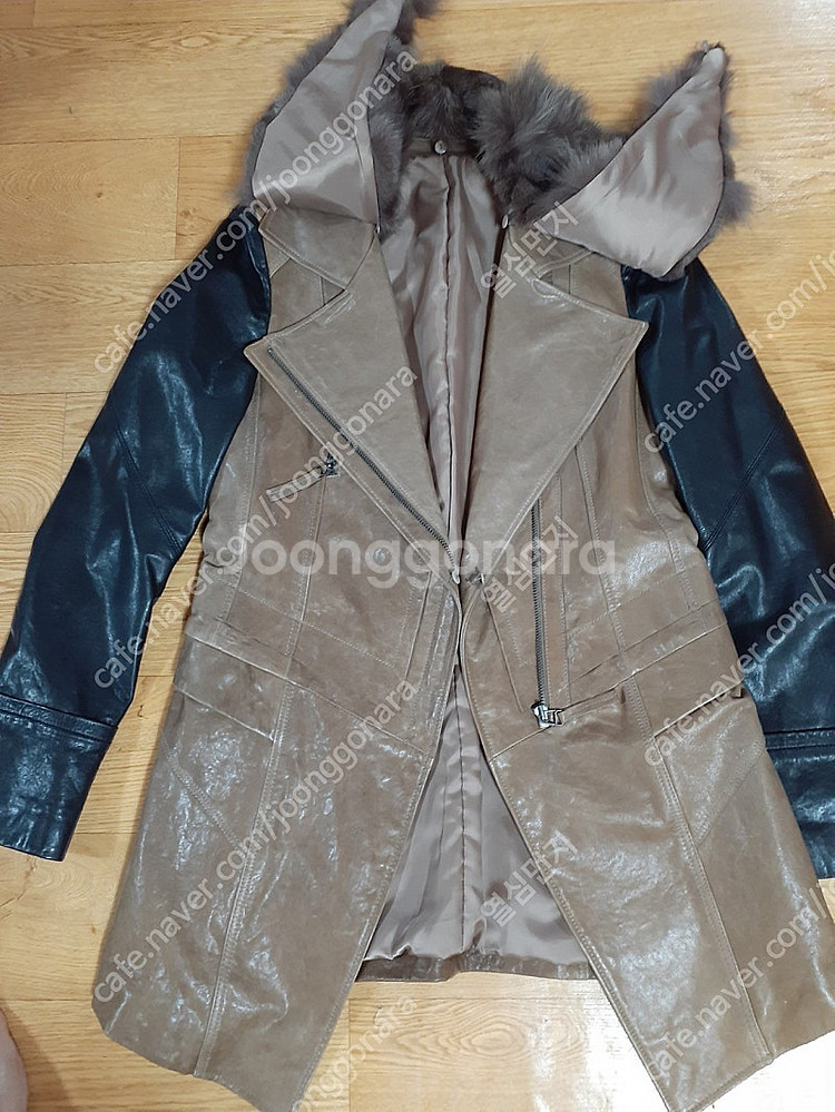 양가죽 쟈켓 카라여우털 카라탈부착가능해요 편하게 보세요 20000원 직거래--3