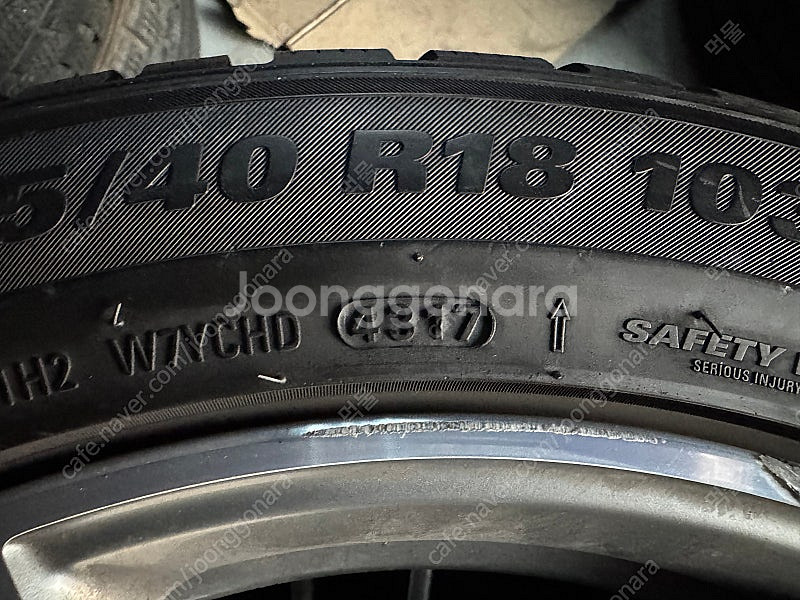 BMW 순정 662m 휠 & TPMS, 윈터 타이어 풀...--7