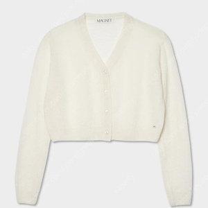 (새상품) 샵마그넷 wely mohair cardigan 아이보리