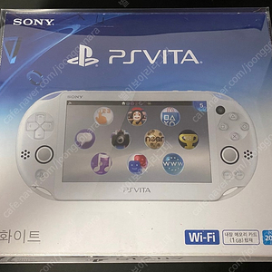 PS VITA 화이트 미사용 새제품 + 비타 타이틀 일괄