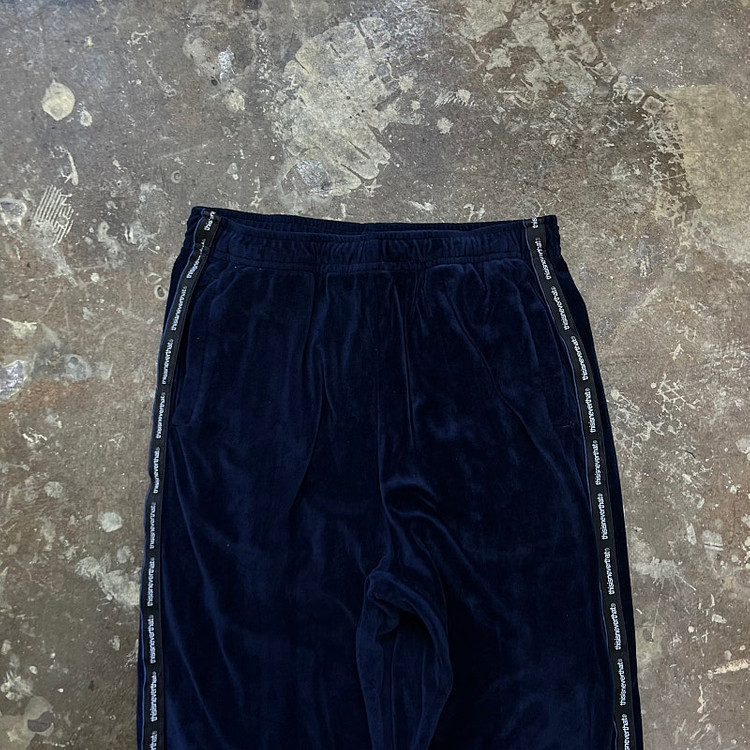 F) 디스이즈네버댓 벨로아 팬츠 트레이닝복바지 남녀공용 스트릿패션--2