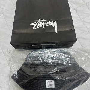 스투시 버킷햇 차콜 Stussy Washed Stock Bucket Hat Charcoal S-M