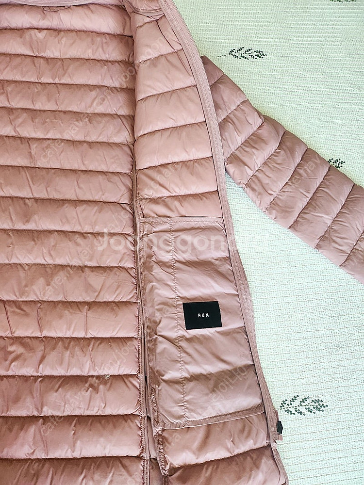 흄 경량 다운 롱패딩 55사이즈 인디핑크--1