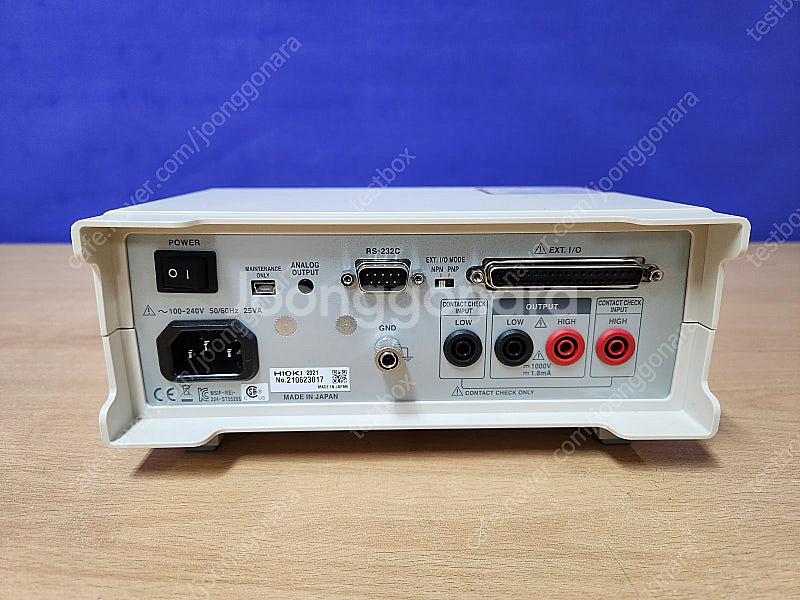 중고 Hioki ST5520 절연저항시험기 절연저항측정...--2