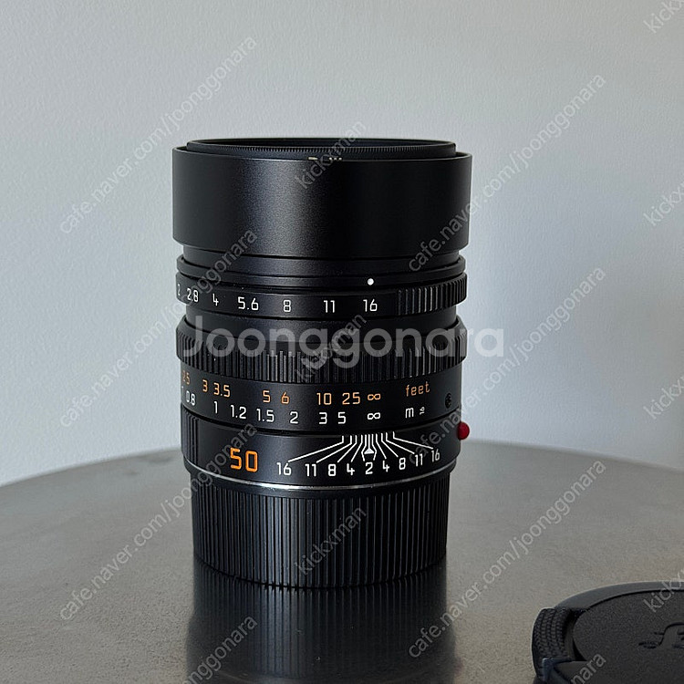 라이카 summilux 50mm 현행 전 블랙 주미룩스...--2
