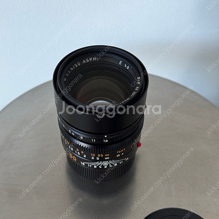 라이카 summilux 50mm 현행 전 블랙 주미룩스...--3