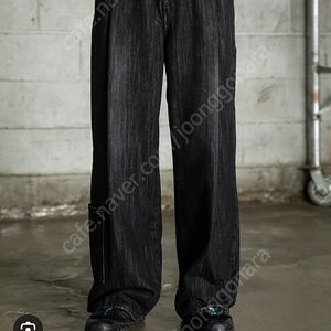 비긴202 wide carpenter denim pants