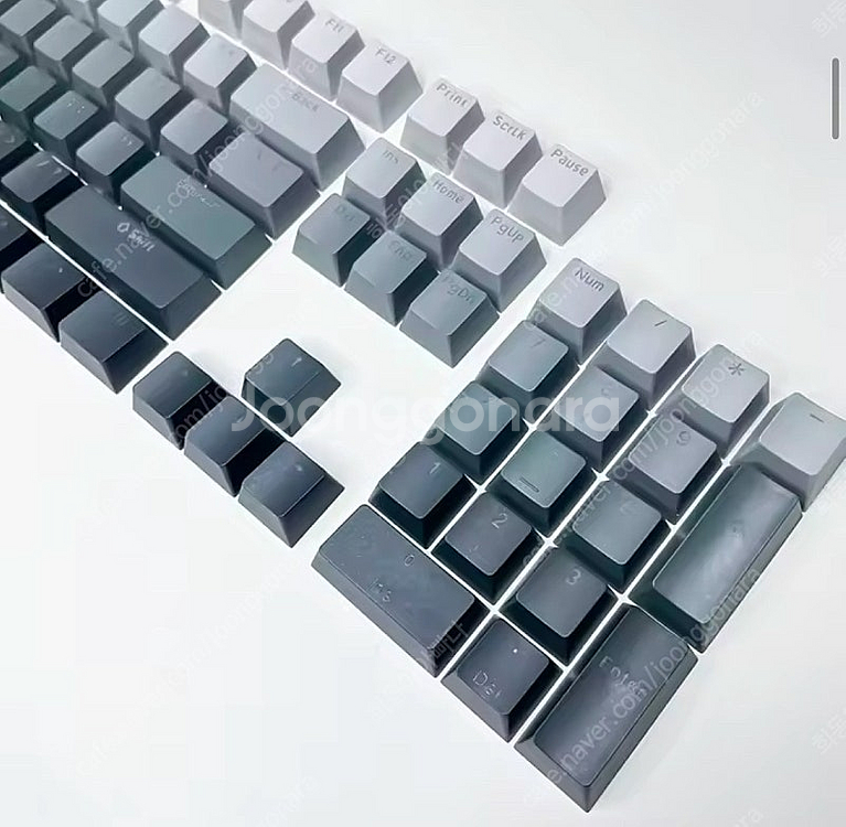 그라데이션 키캡 OEM PBT 이중사출 RGB LED ...--4