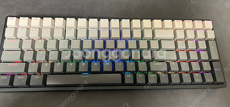 그라데이션 키캡 OEM PBT 이중사출 RGB LED ...--5