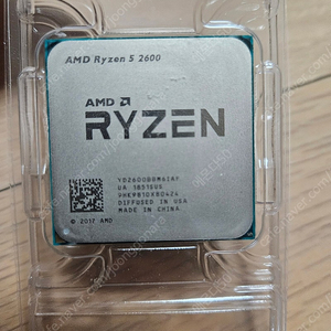 AMD 라이젠 5 2600 + 쿨러